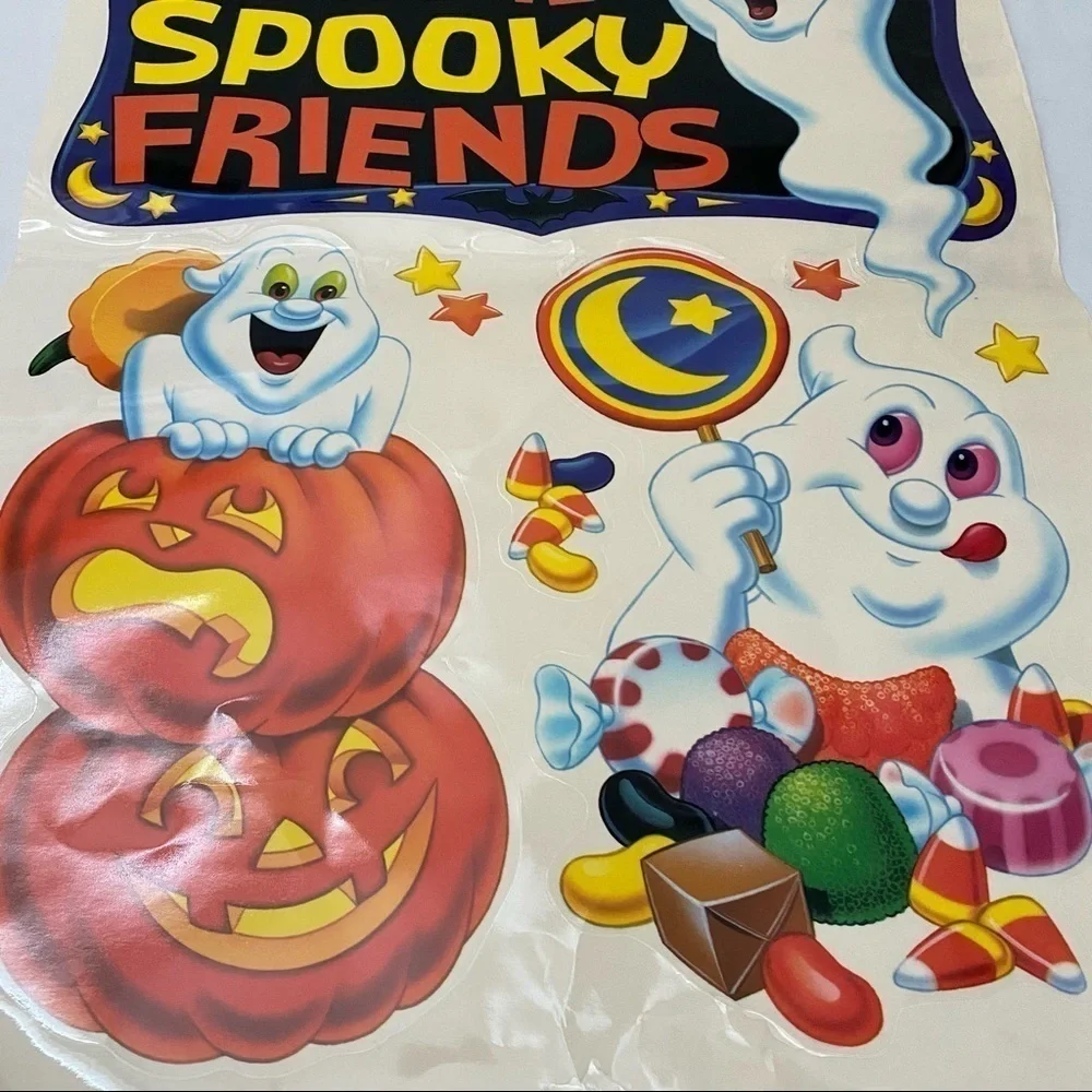 Halloween Large Window Cling Decorations Ghosts Jack o’Lanterns